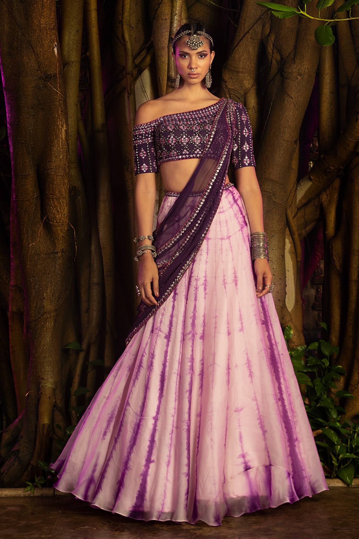 Purple is the new offbeat lehenga colour trending this season! | Real  Wedding Stories | Wedding Blog