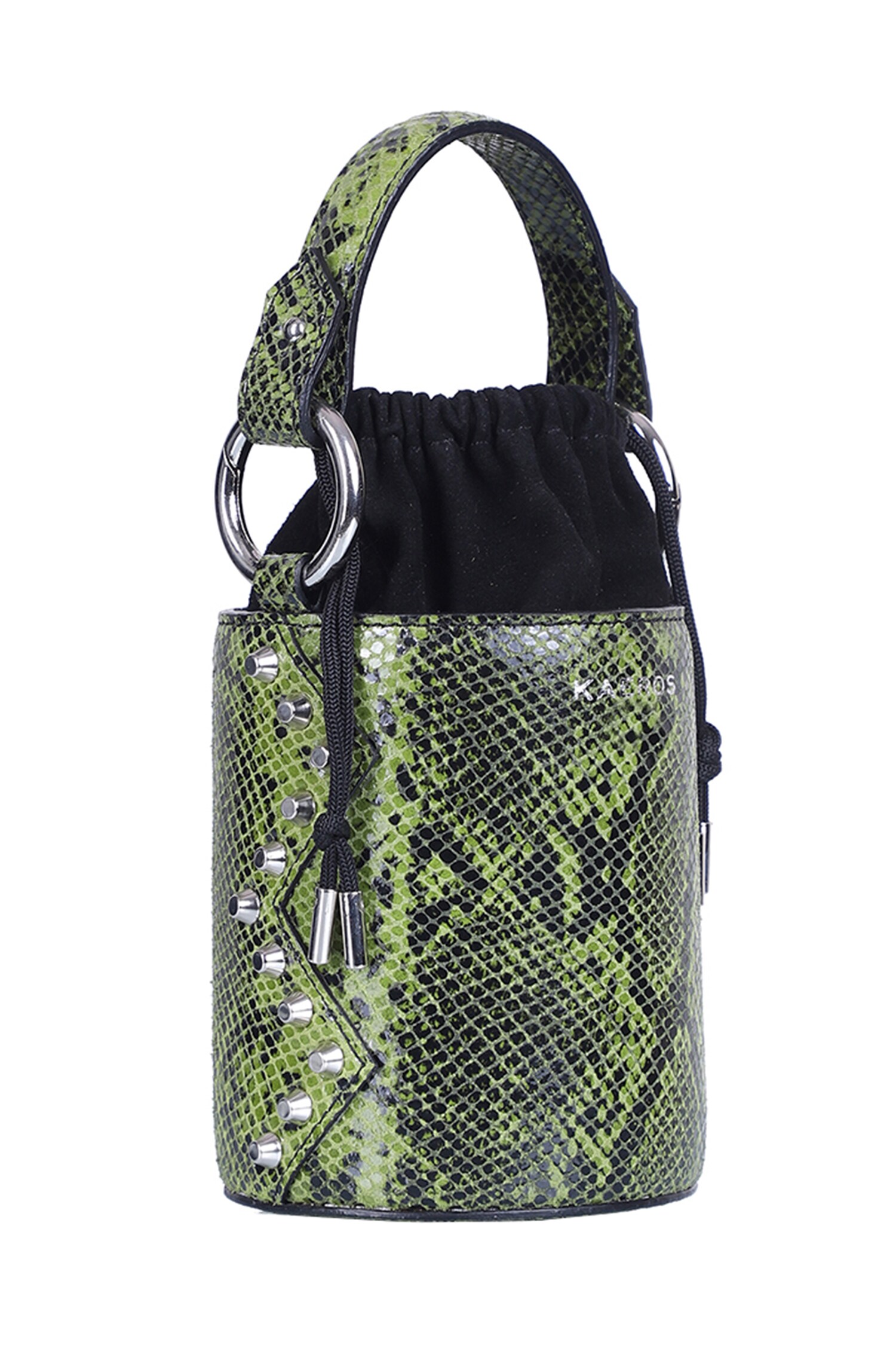 Buy Printed Bucket Sling Bag by Kaeros at Aza Fashions
