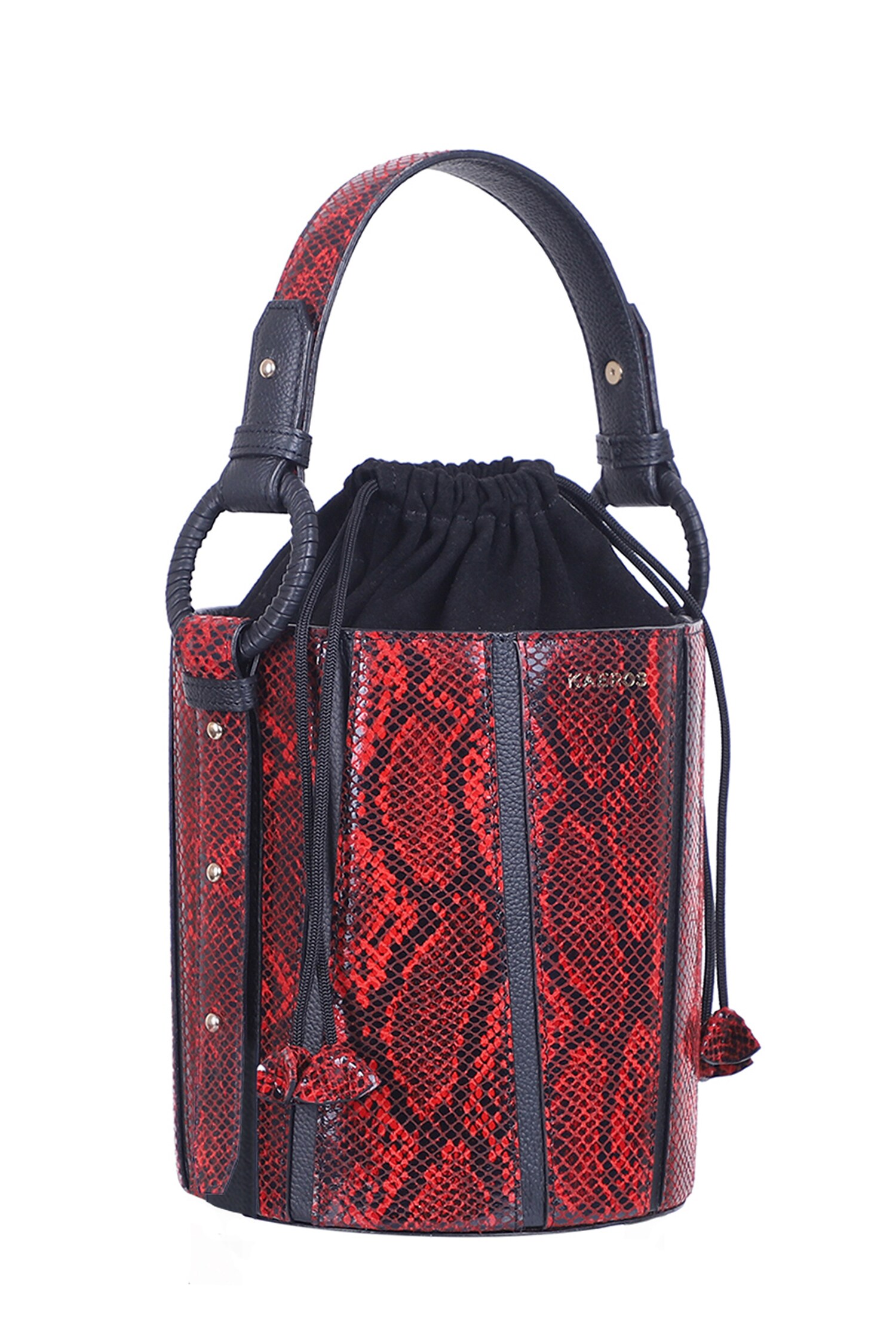 Buy Printed Bucket Sling Bag by Kaeros at Aza Fashions