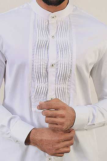 Alara Pintuck Shirt - White