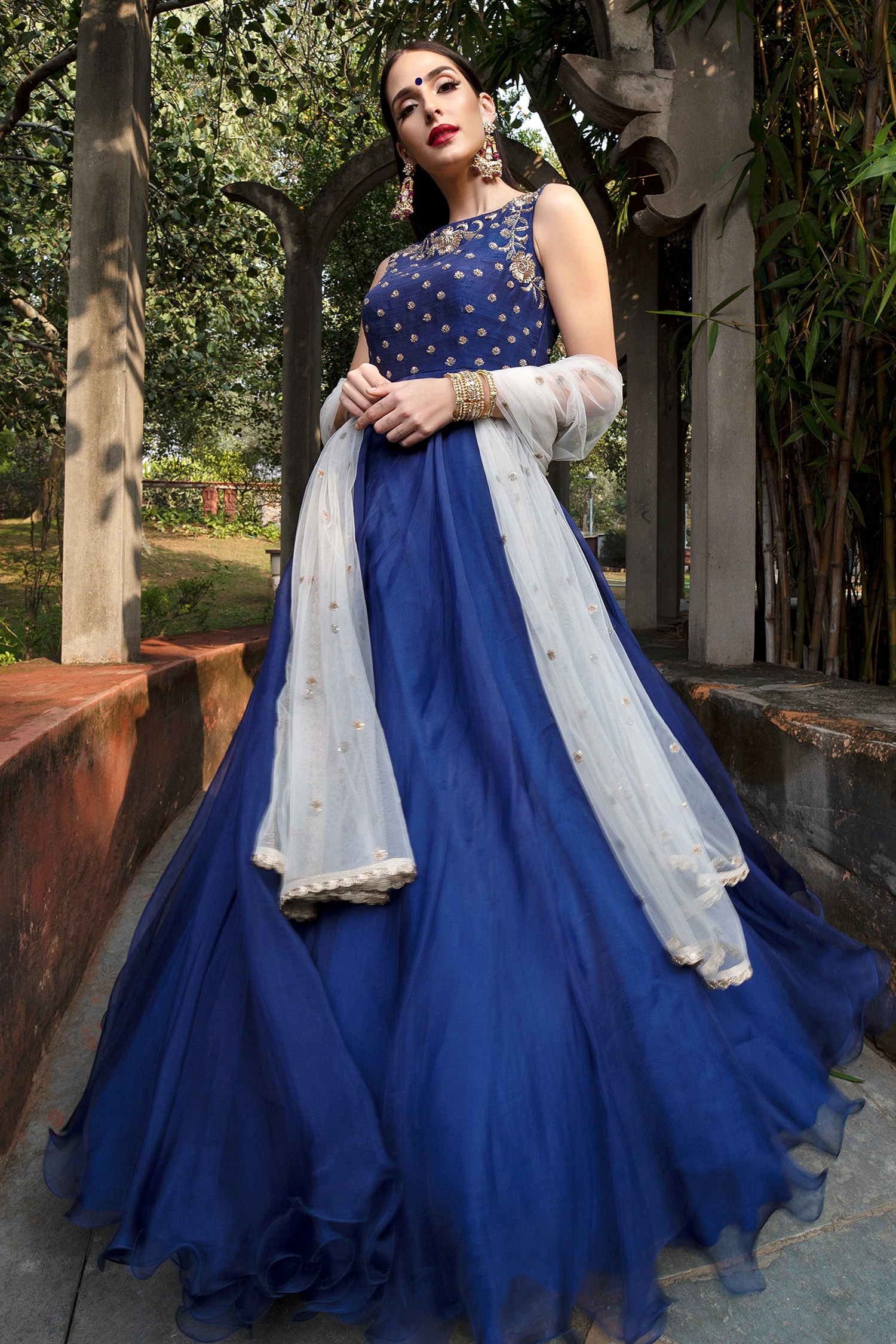 Tiara Dress in Blue – Yaura