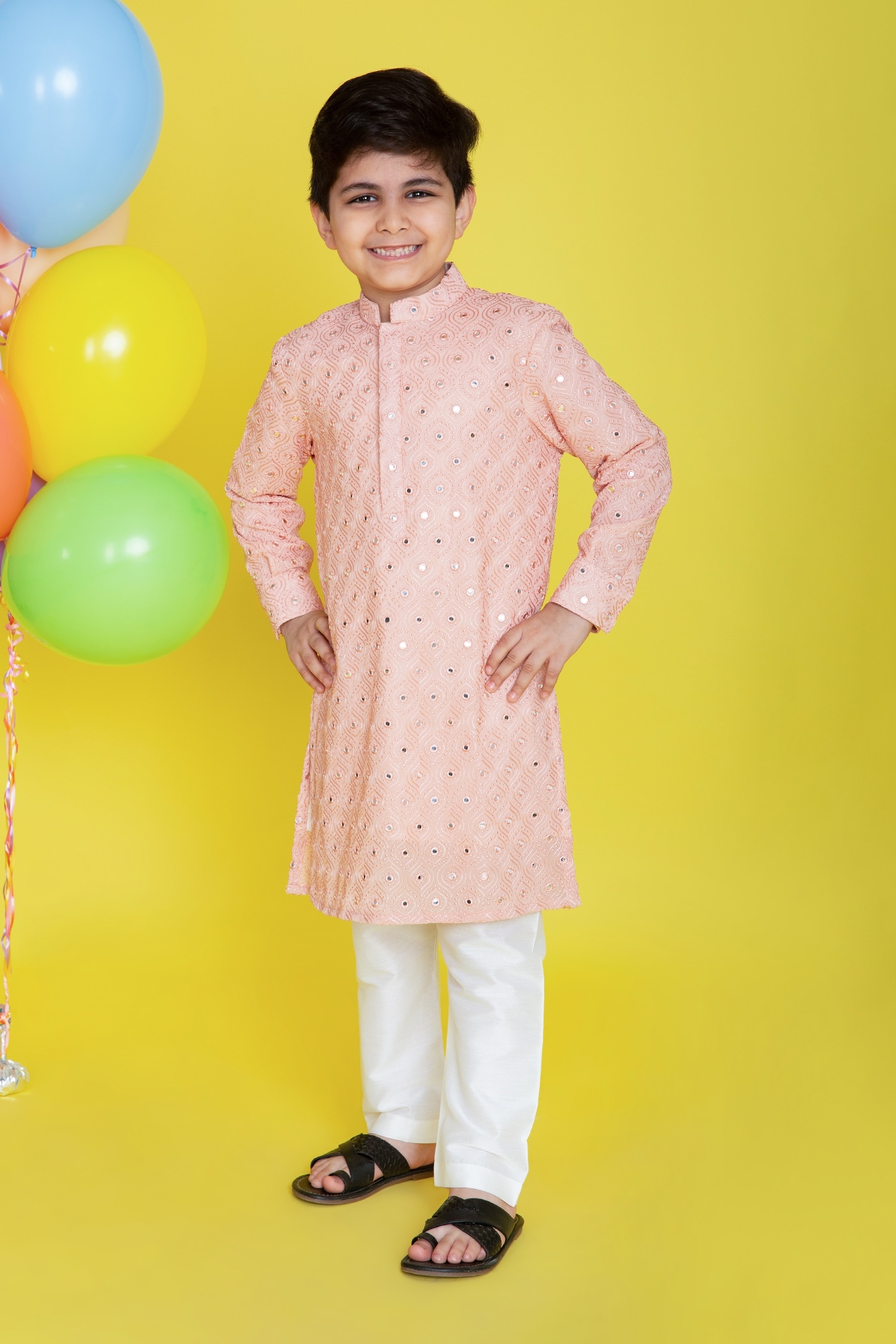 Buy Black Ethnic Wear Sets for Girls by Thoillling Online | Ajio.com