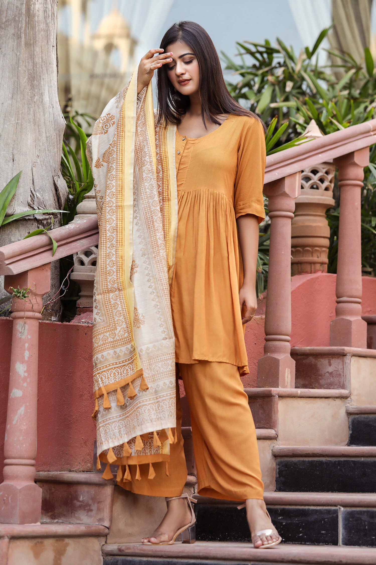 Anaayu 3/4th Sleeves Rayon Long Shirt, Casual at Rs 175/piece in Jaipur