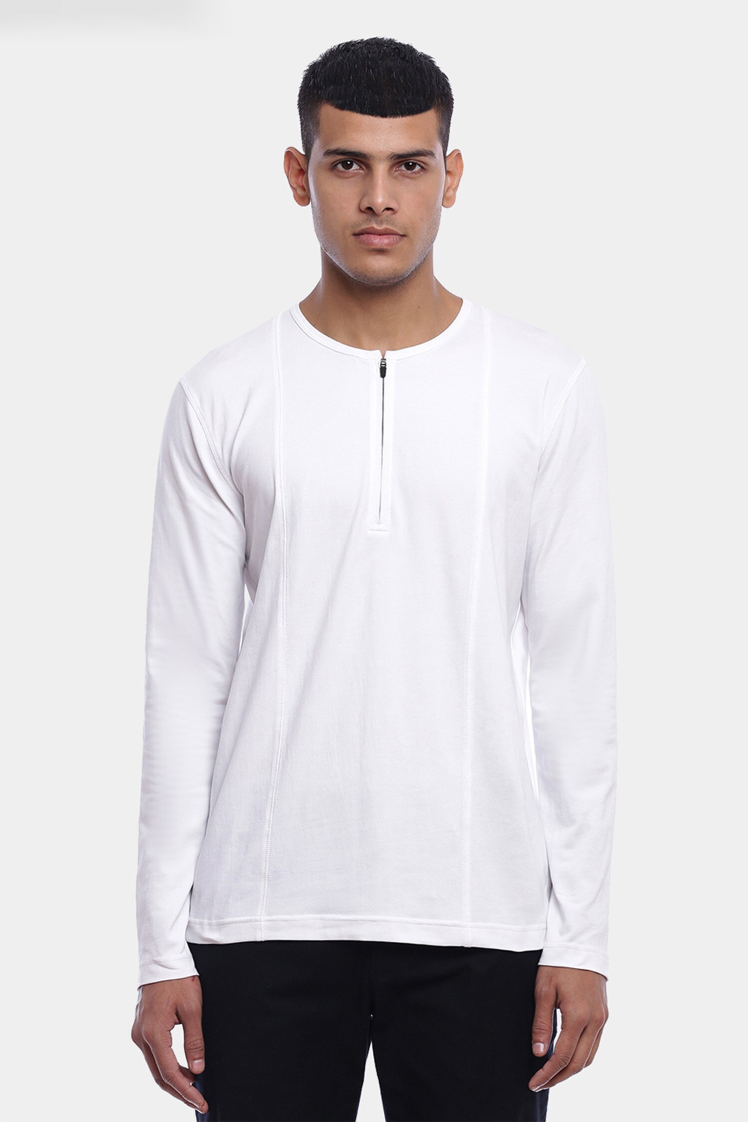 Buy Genes Lecoanet Hemant White Single Jersey Leif T-shirt Online | Aza ...