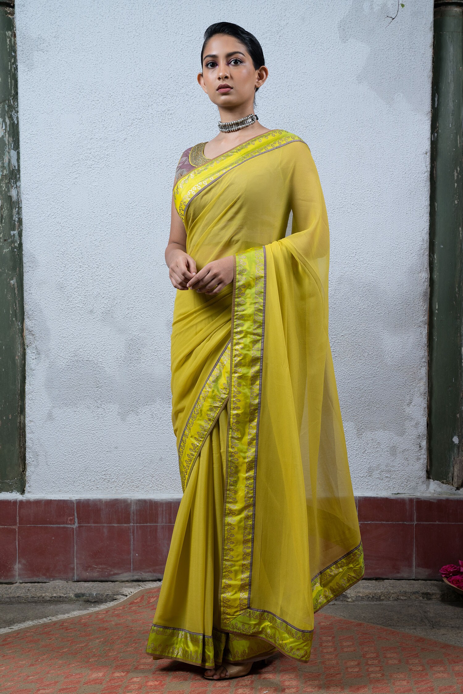 20 Mesmerizing Yellow Sarees for Stunning and Bright Look