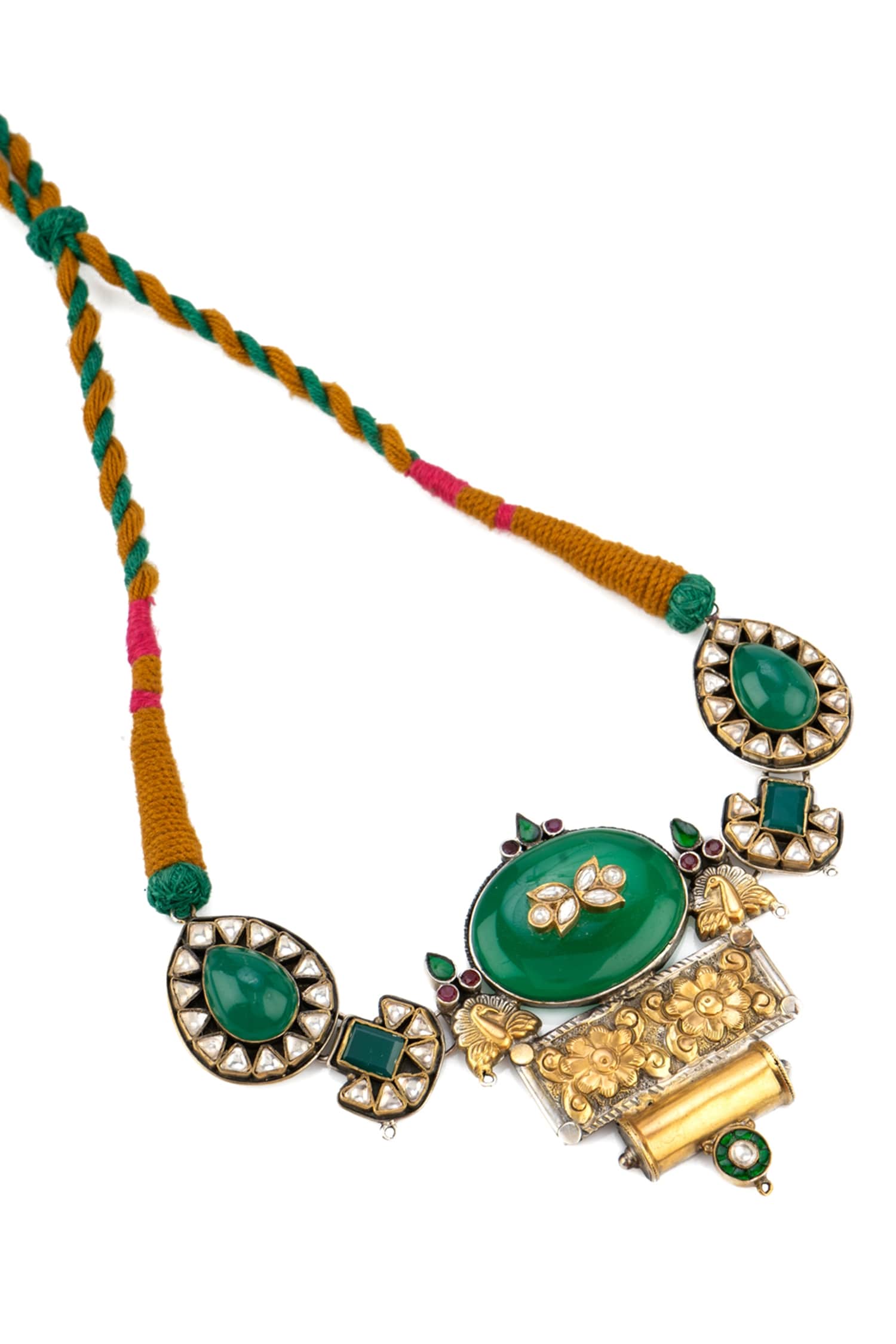 Buy Neeta Boochra Stone Embellished Choker Necklace Online | Aza Fashions