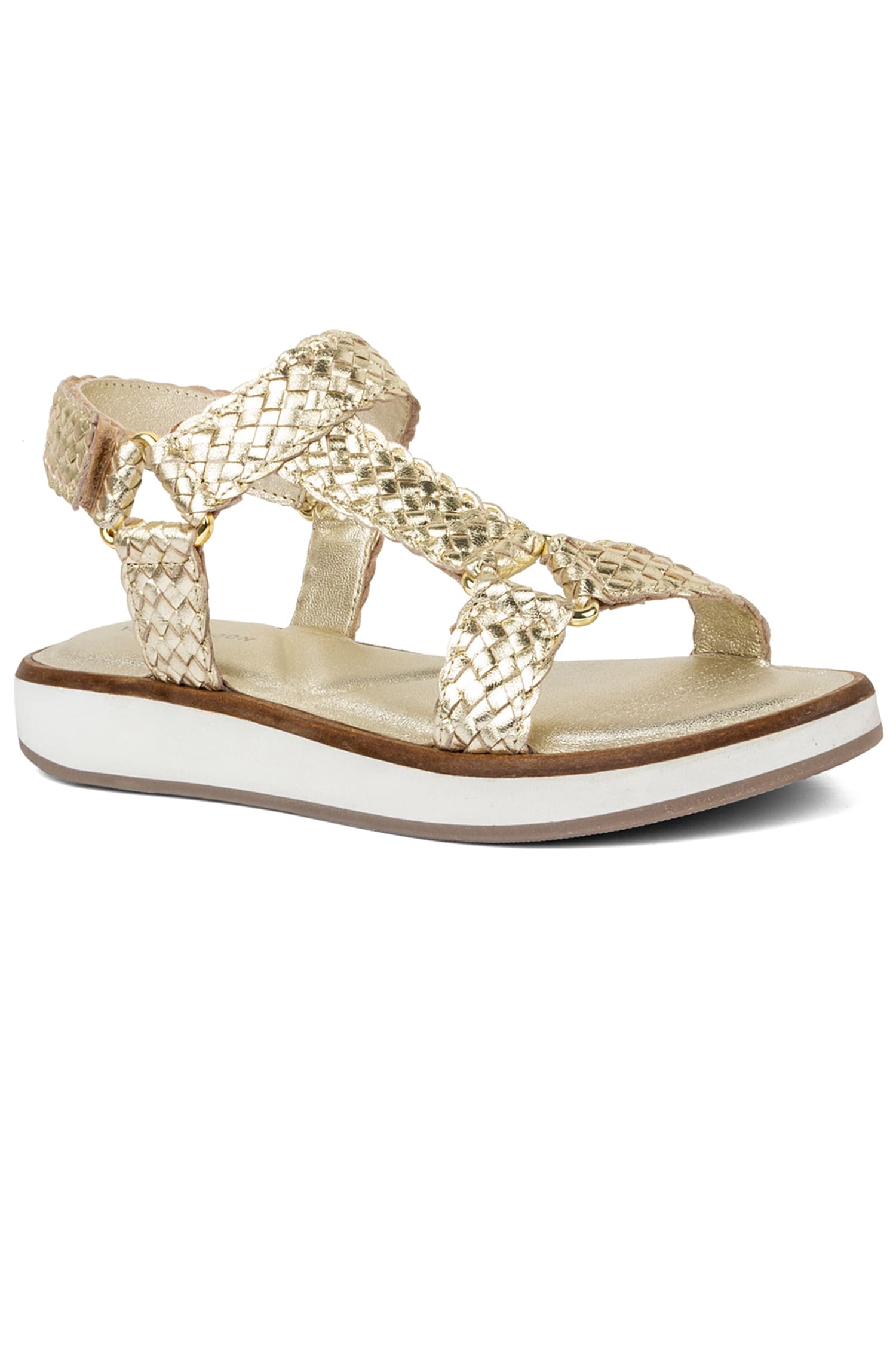Buy Gold Lyla Sandals by Vanilla Moon Online at Aza Fashions.