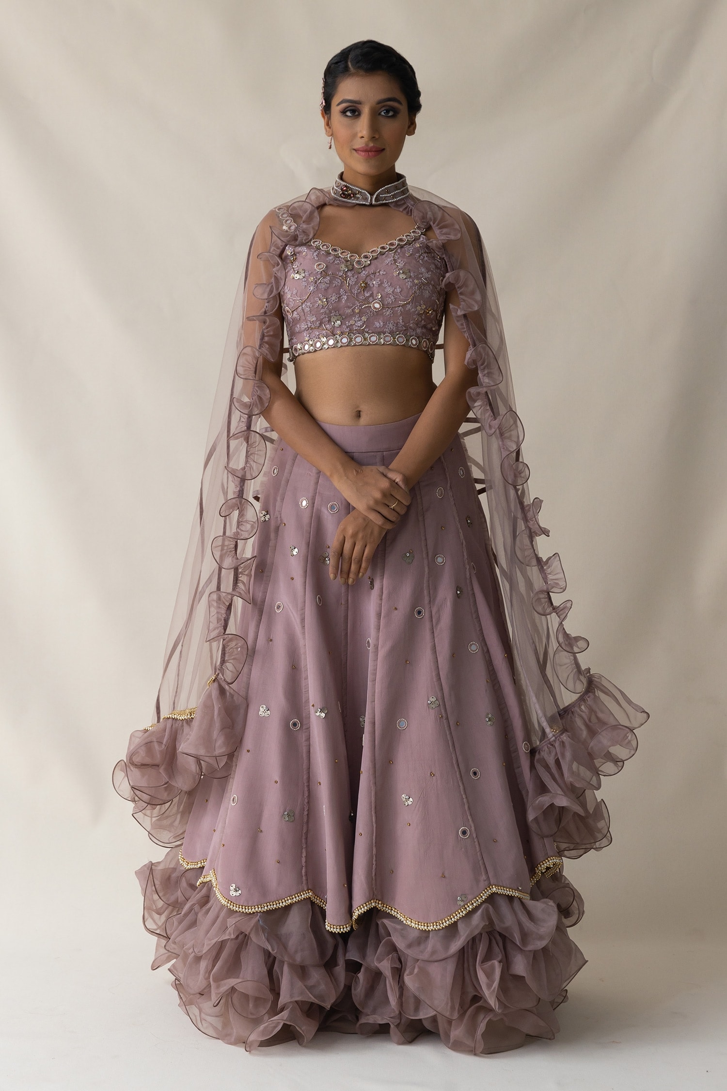 Lehenga Choli - Wedding Wear Designer Crop Top With Skirt Duppta  Manufacturer from Surat