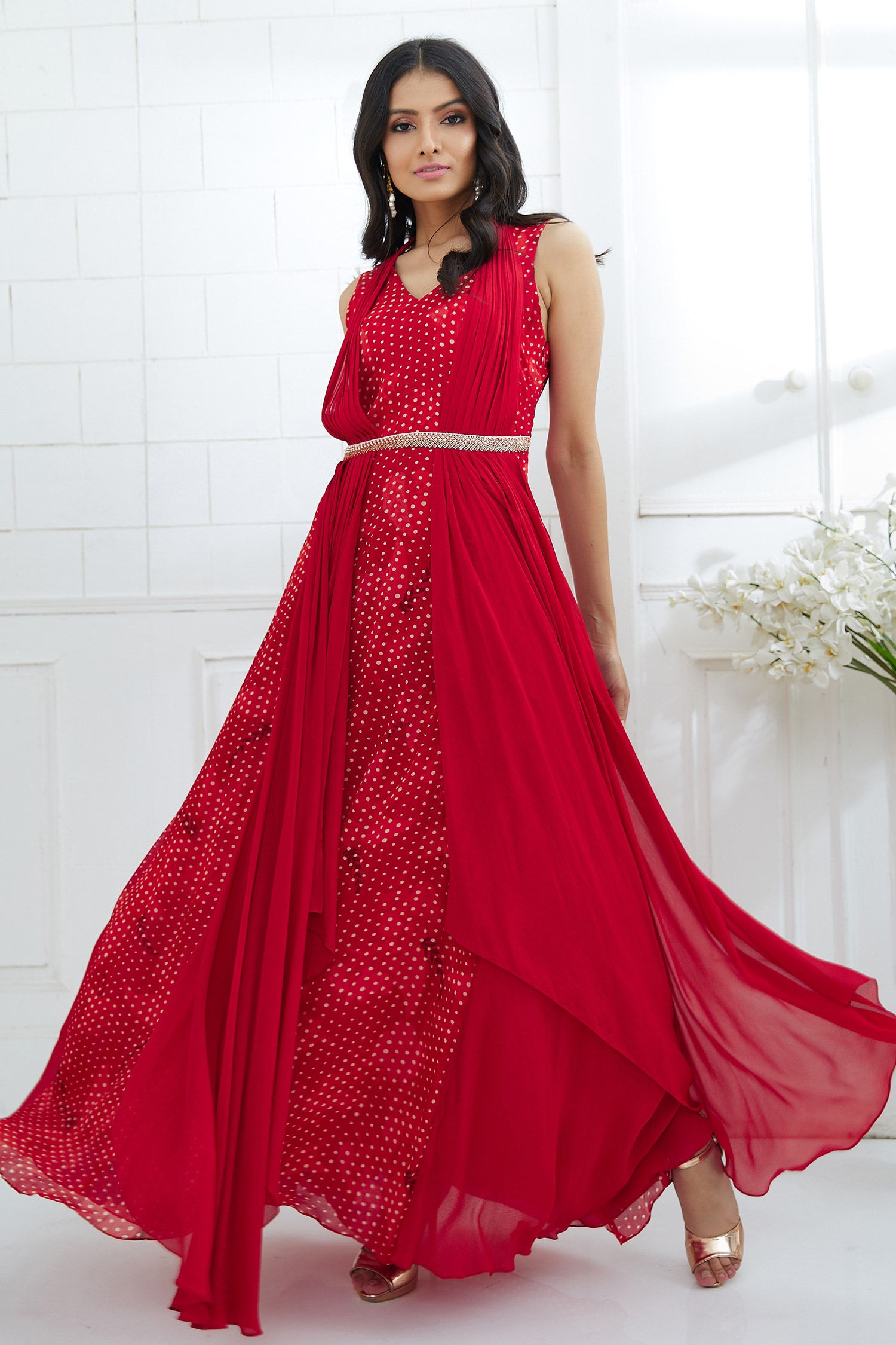 Red gown | Gowns, Red gowns, Cocktail gowns