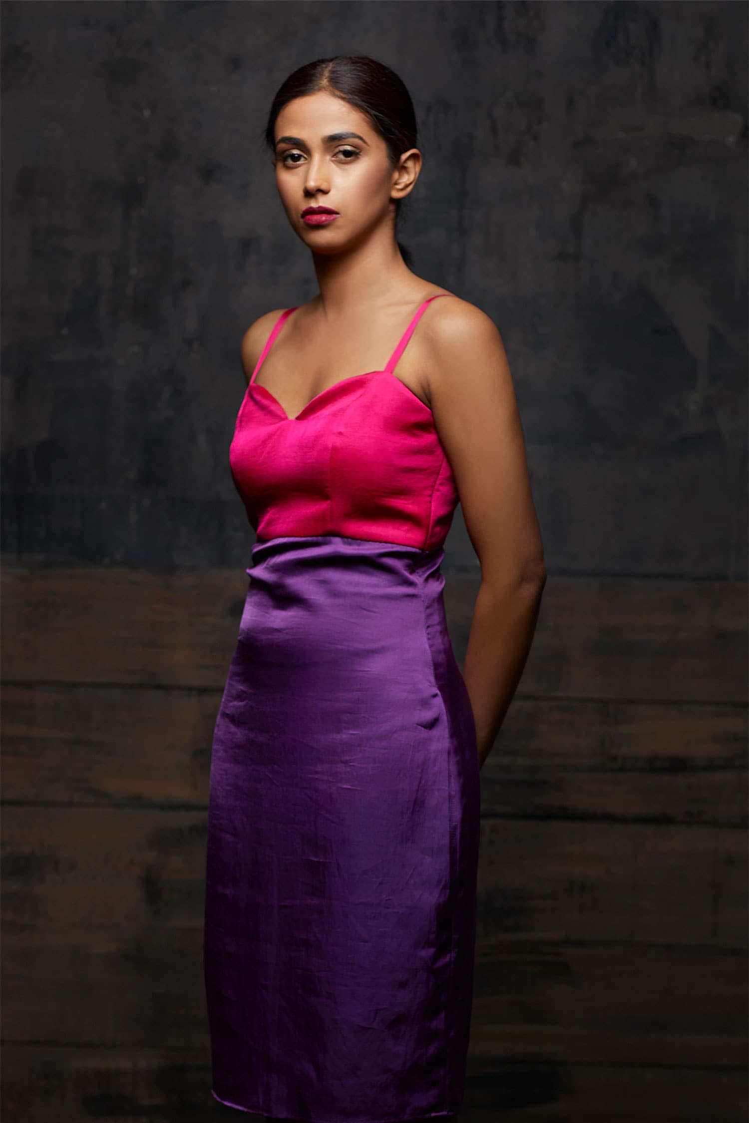 My Moment Purple Satin Dress | Isabelles's Cabinet