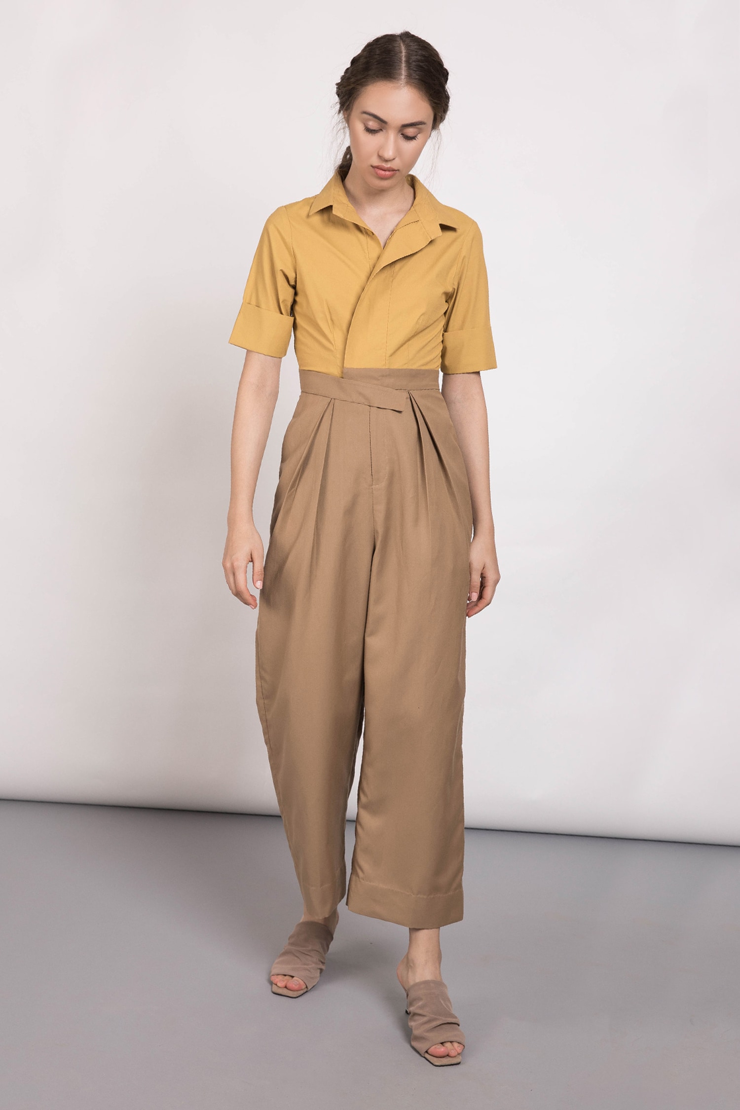 color block jumpsuit