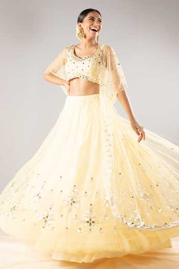 Cape lehenga set