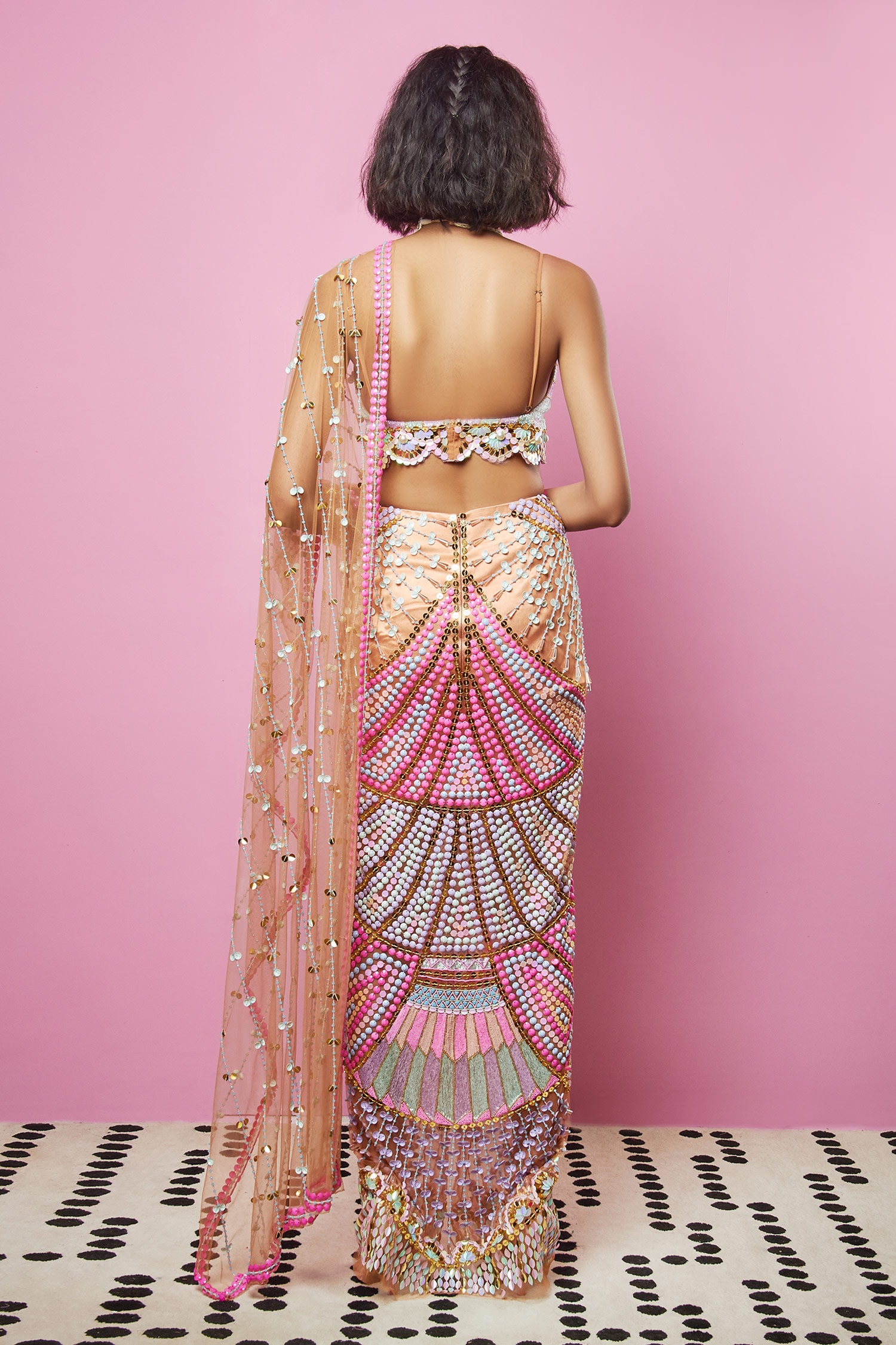 saree with stitched blouse online india