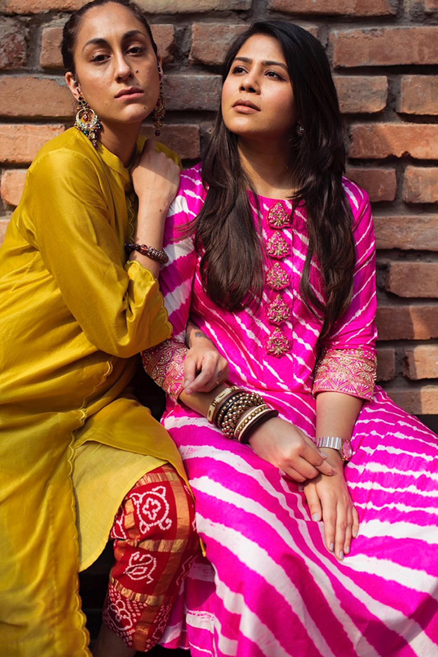 Buy Pink City Pink Embroidered Silk Kurta Online | Aza Fashions