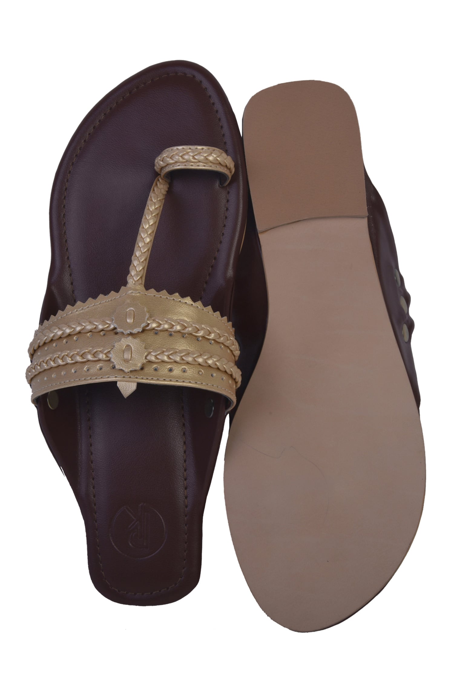 Buy Kolhapuri Sandals by Preet Kaur at Aza Fashions