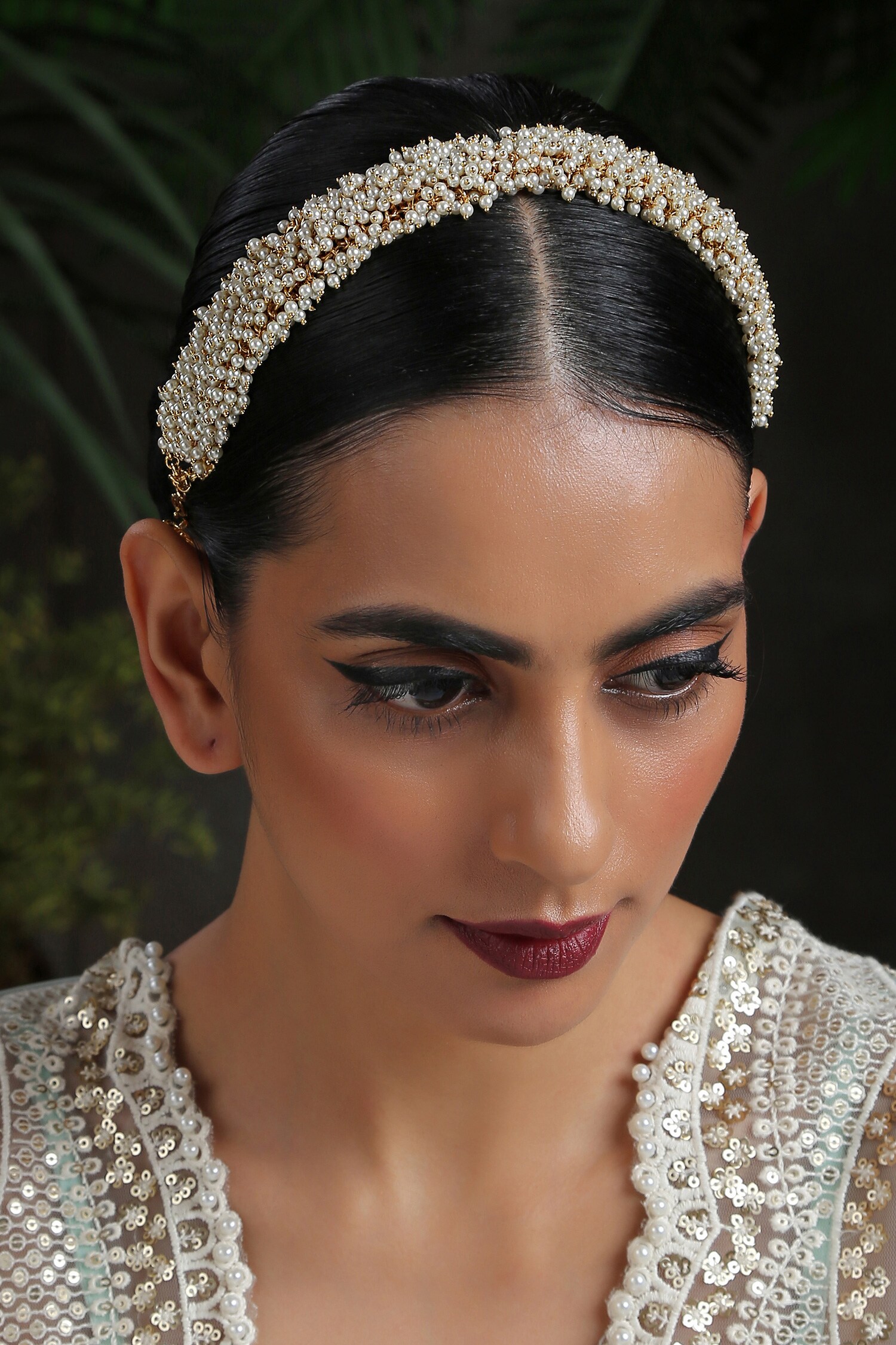 Buy Paisley Pop Bead Chain Headband Online Aza Fashions