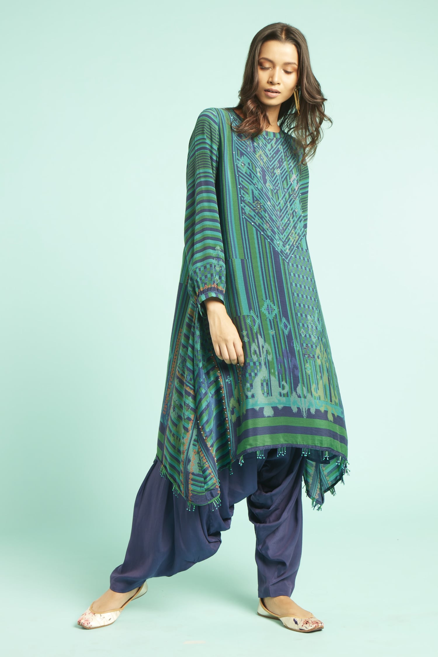asymmetrical kurti