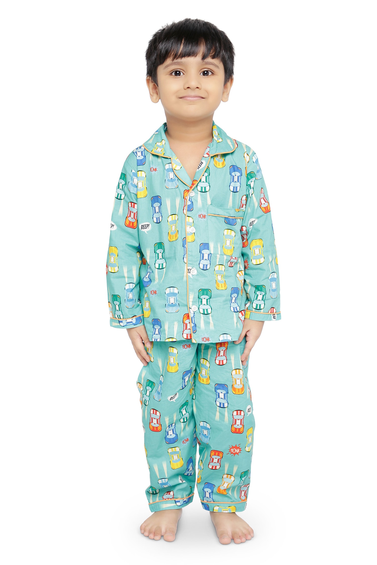 Buy Hippodrome Kids Night Suit Pure Cotton Set of Printed Pyjama and Full  Sleeves Shirt, for Baby Boys and Girls (12-18 Months, Jungle Jamboree) at  Amazon.in