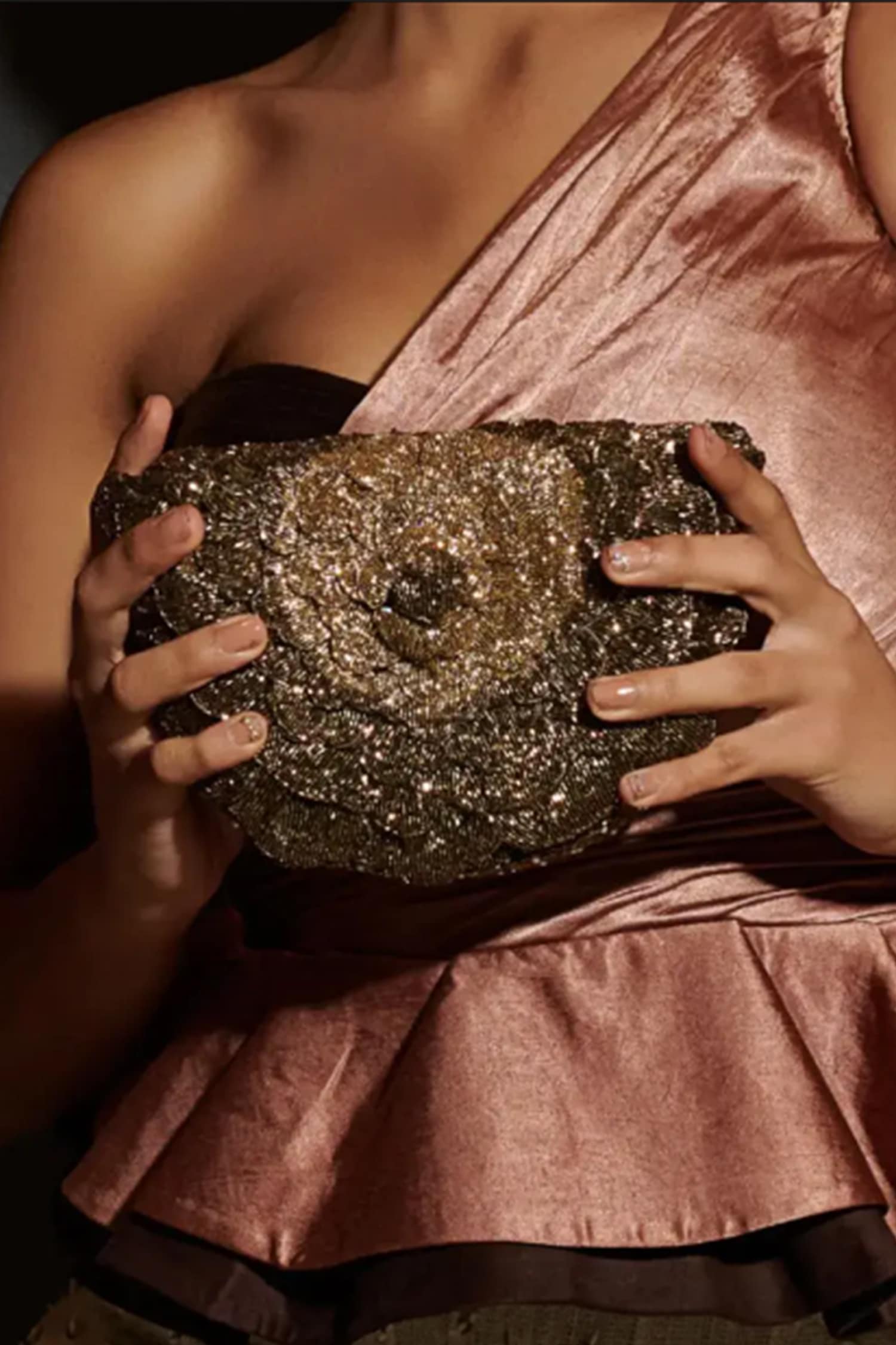 Doux Amour Coco Rose Embellished Sling Bag