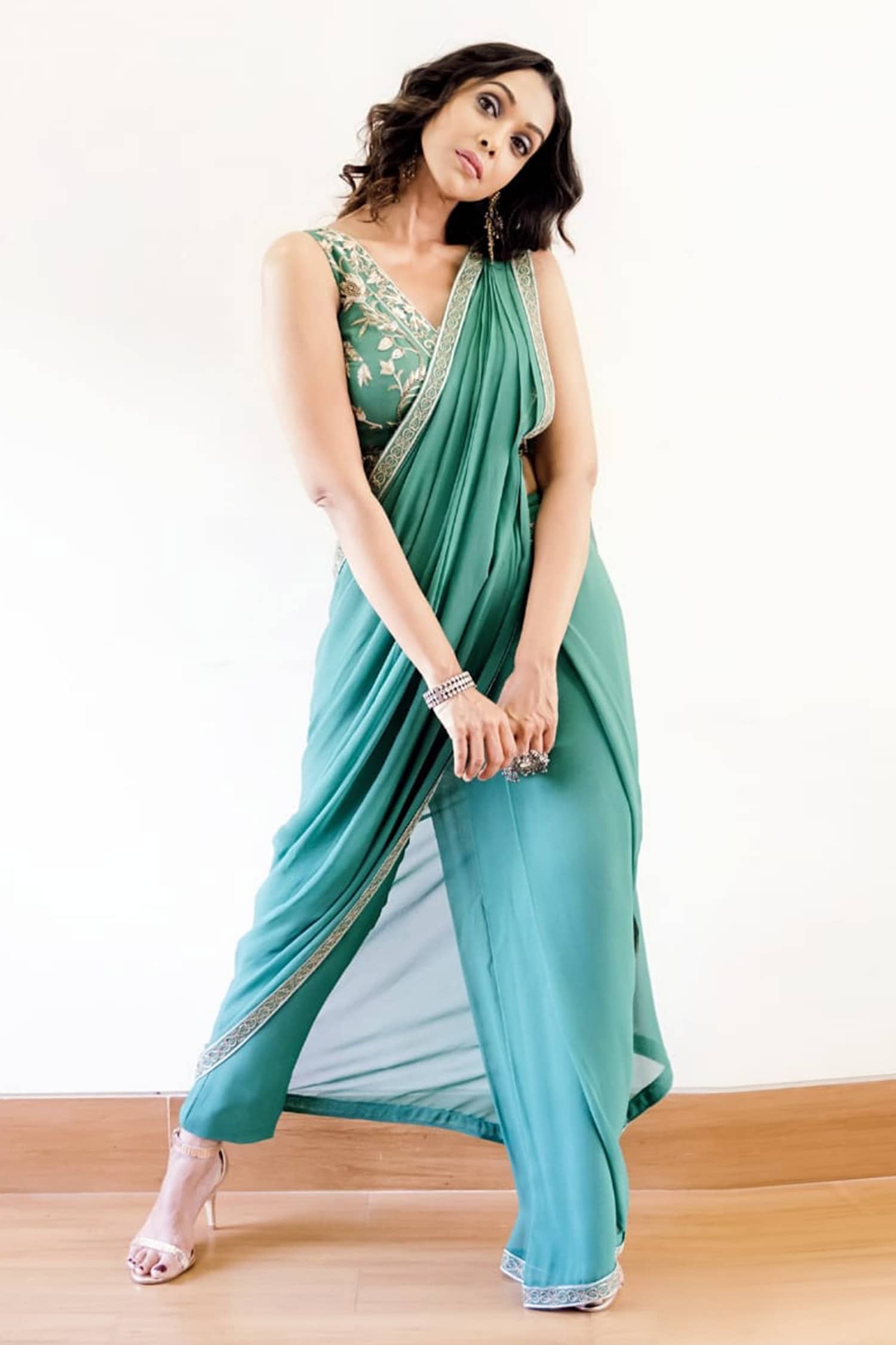 saree pant set/ what to wear to a sangeet