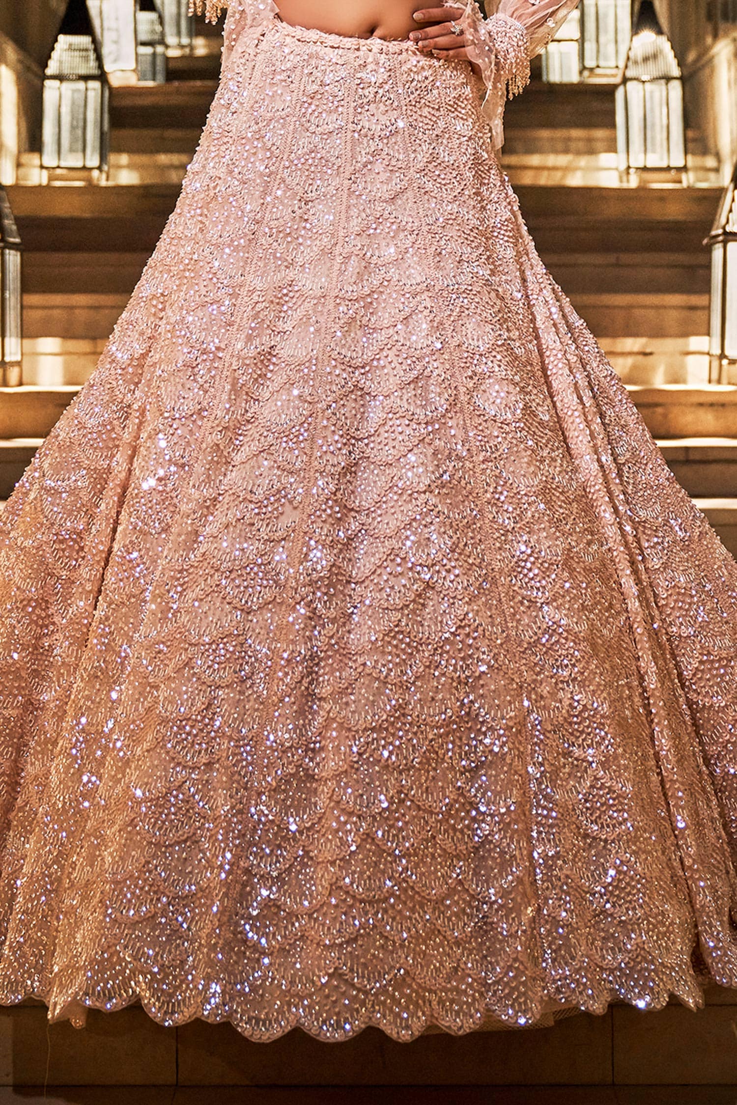 off the shoulder lengha