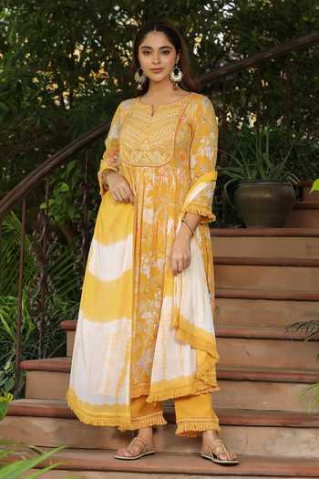 INDACORIFY Kurti con stampa floreale da donna, nuovo modello, con
