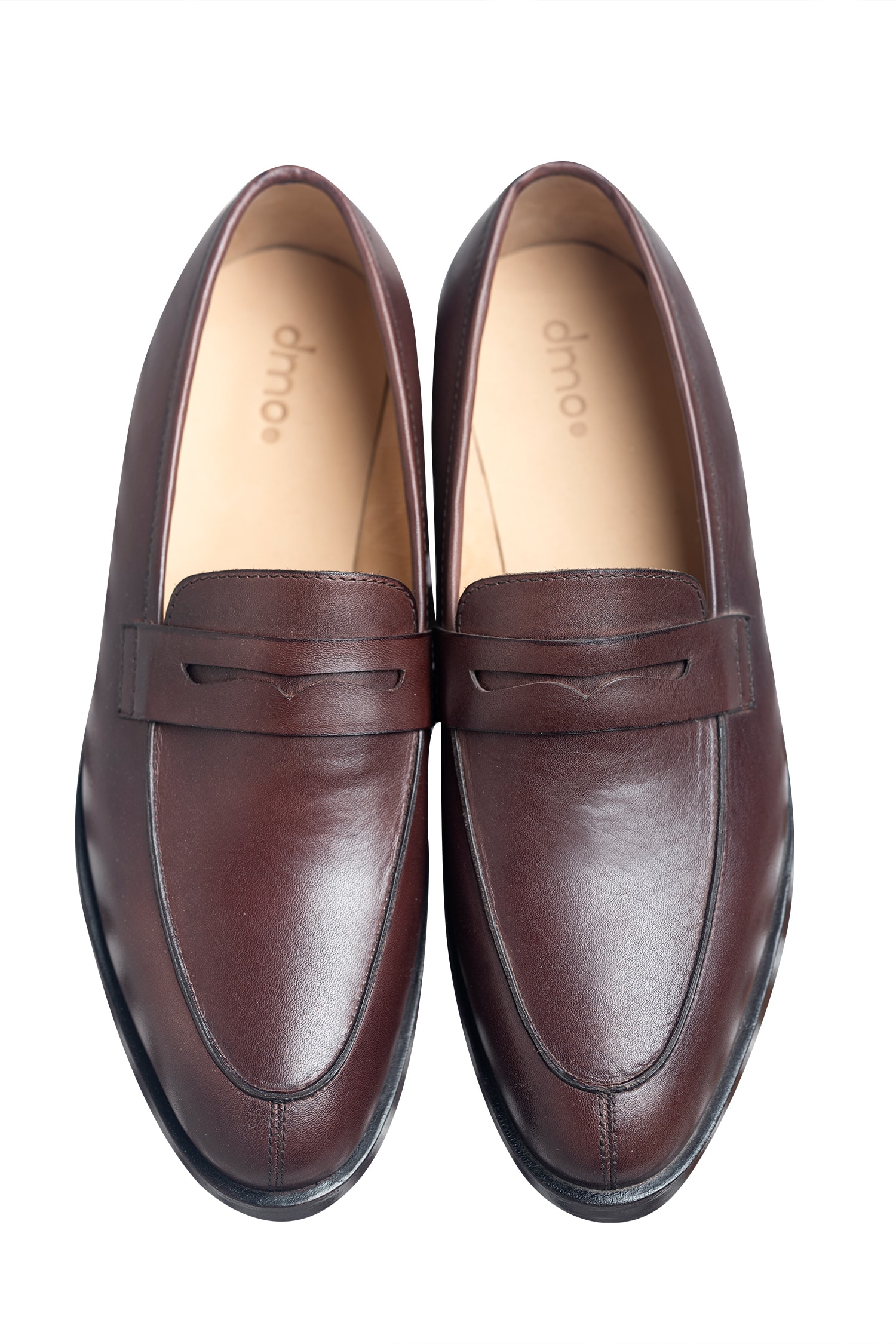 Buy Dmodot Brown Handcrafted Leather Loafers Online | Aza Fashions