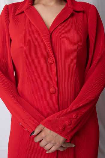 Pink Tunic With Pants In Georgette main image 0