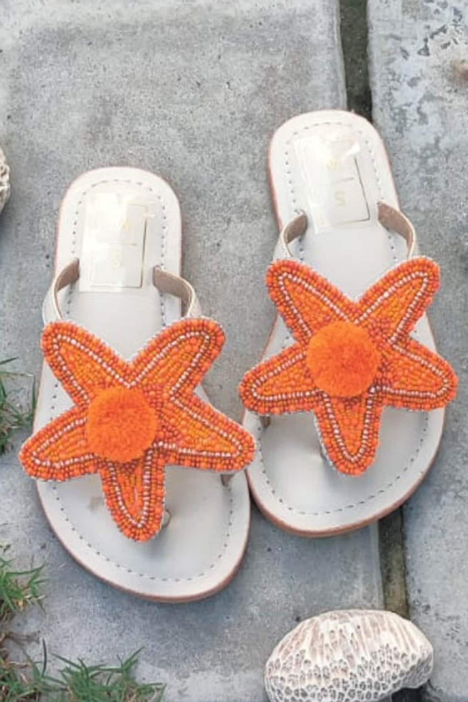 Beaded hot sale starfish sandals