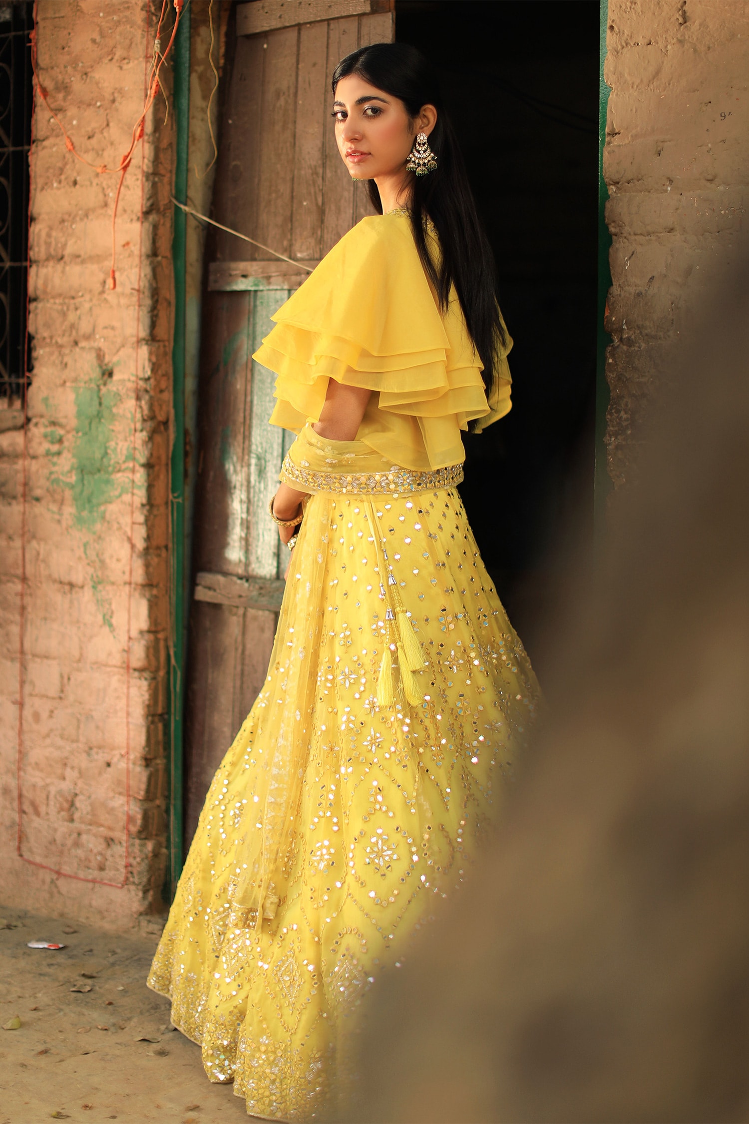 Madhuri Dixit In A Gorgeous Yellow Lehenga Is Setting Sky High Summer  Ethnic Style Goals