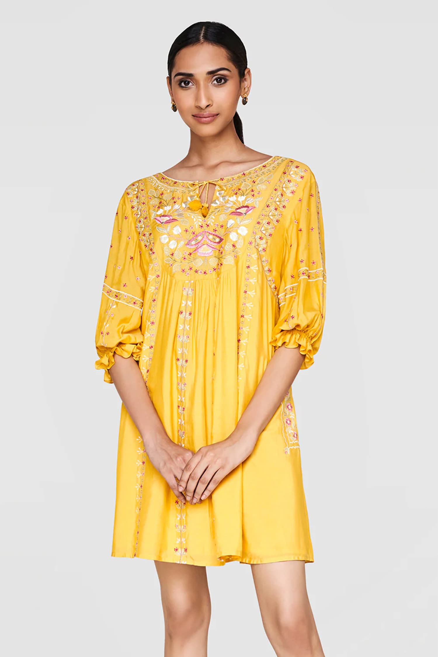 anita dongre yellow dress