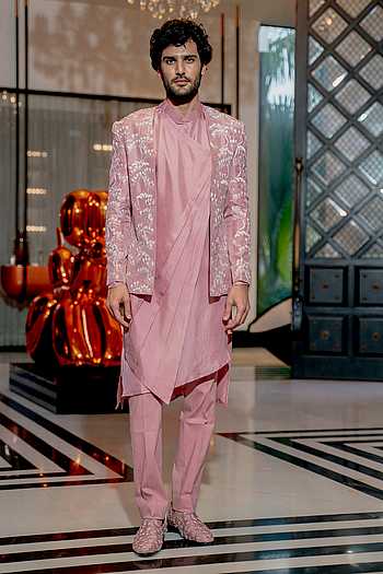 Pleated Kurta Set Online | Aza Fashions