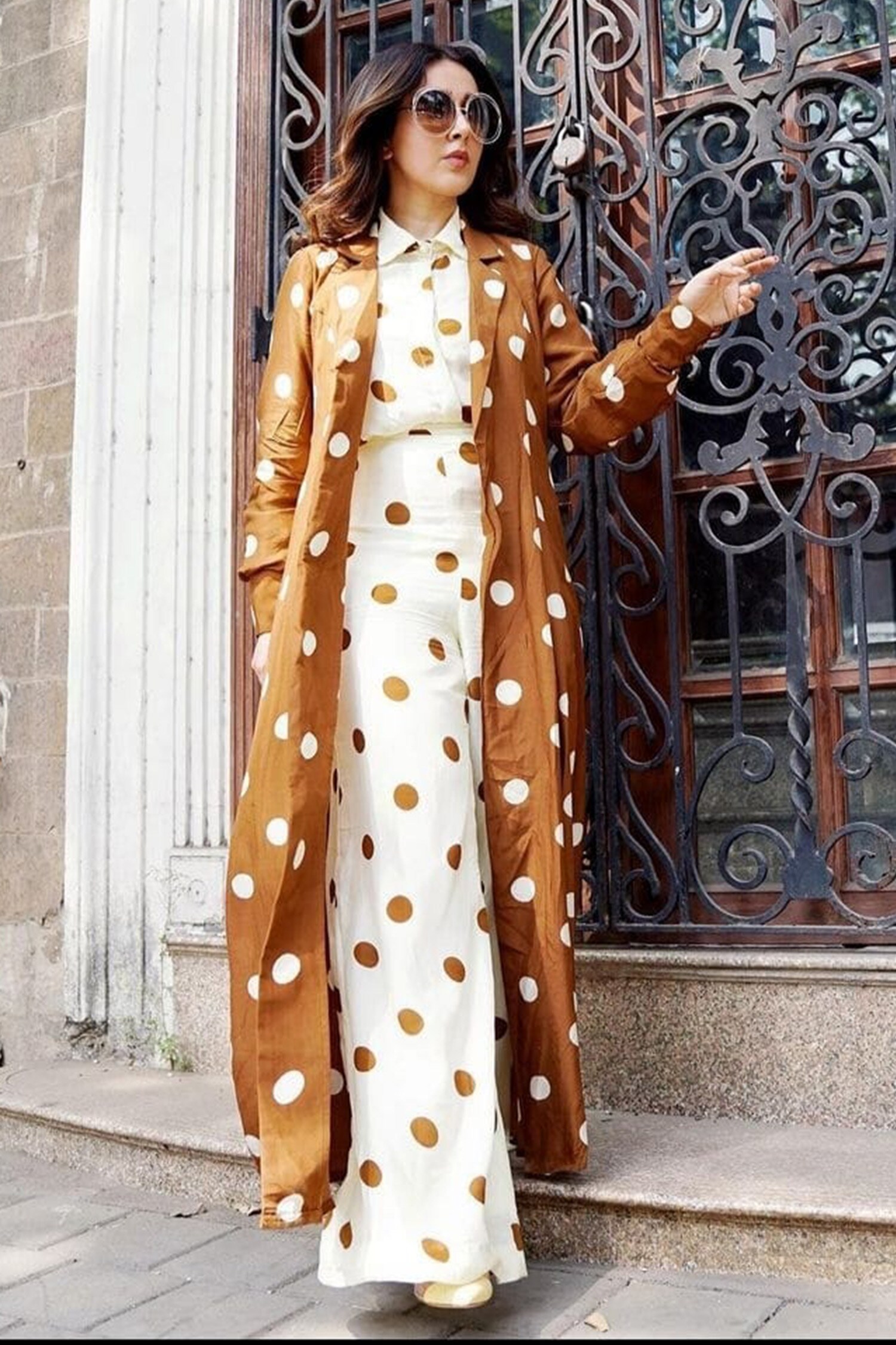 everyone polka dot 3layer Jacket by AKAD Ikat Polka Jacket Top 3XL